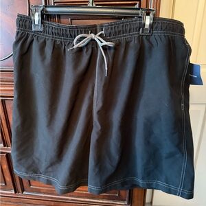 Croft & Barrow Black Swim Shorts